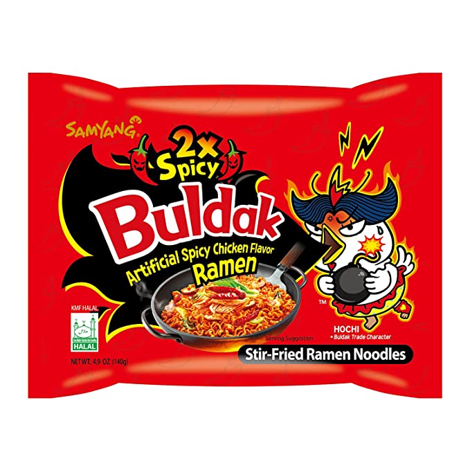 5Pk Noodles 2Xspicy Chicken Flavor - Grocery