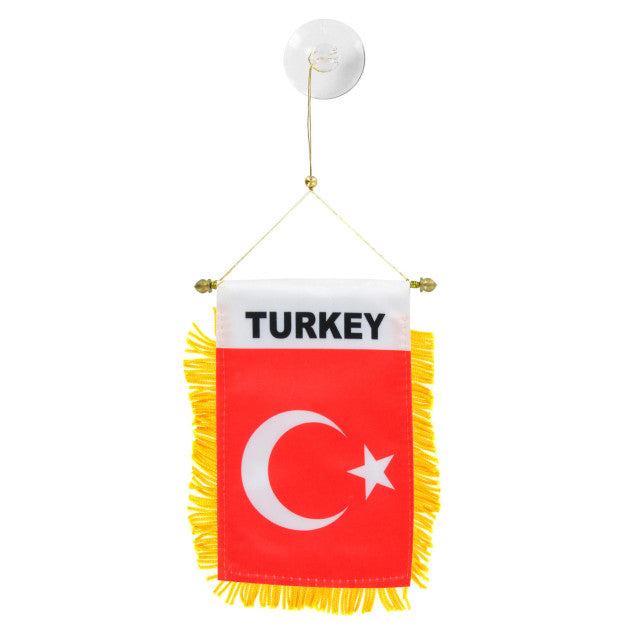 Turkey Mini Hanging Flag