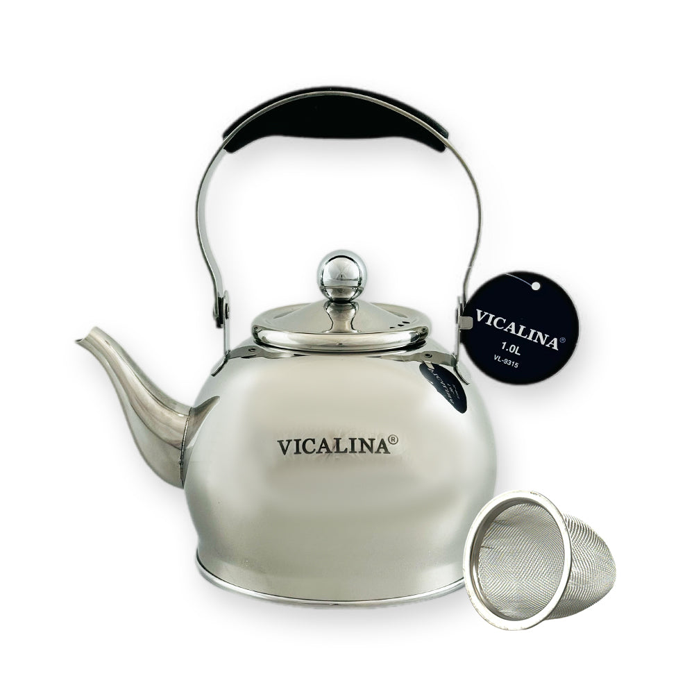 High Quality Stainless Steel Tea Kettle - 1.0 Liter