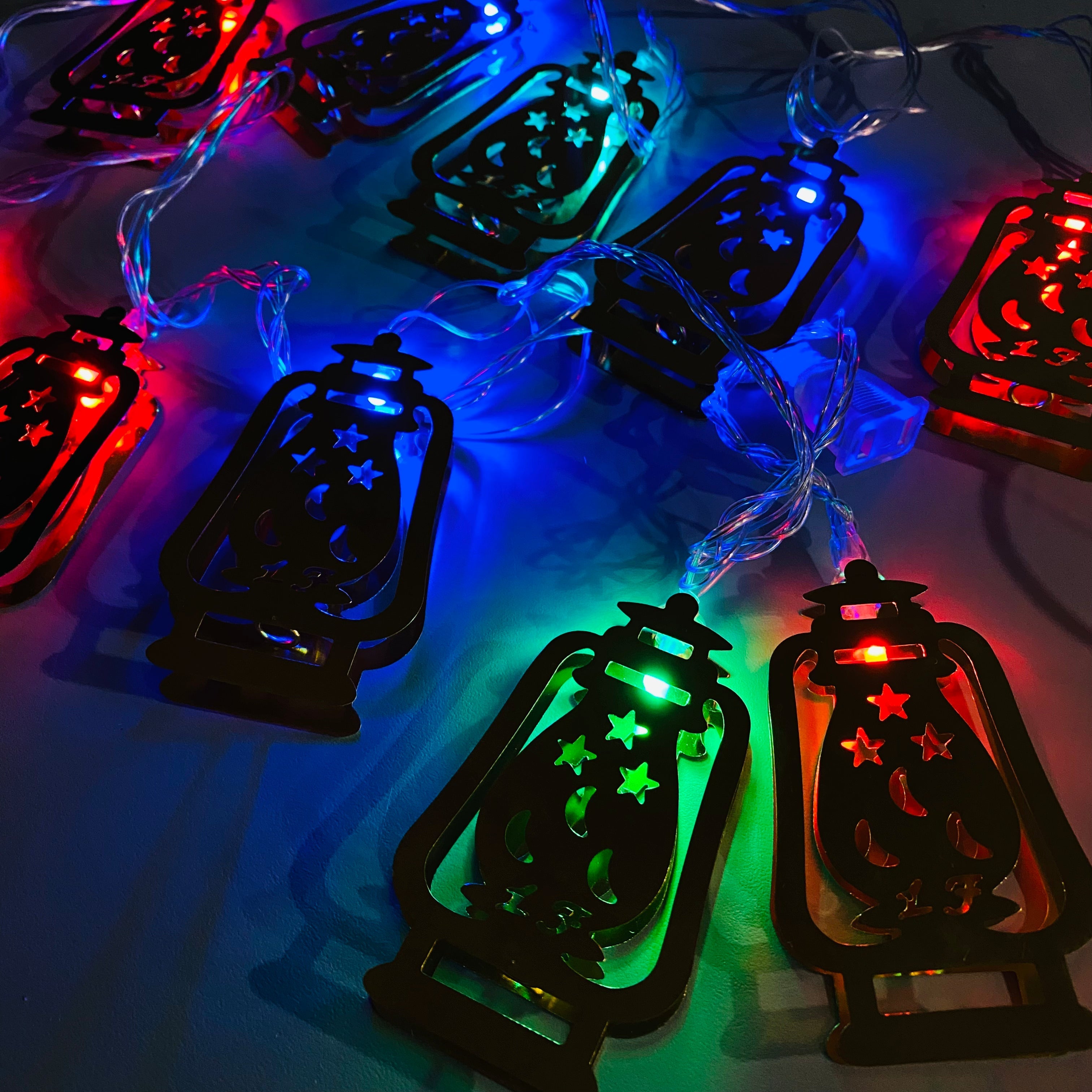 Led Light Lantern Ramadan Decoration-Rmd70- زينة رمضان ضوئية