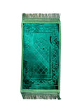 Kids Comfortable Prayer Rug With Sponge Layer- Green