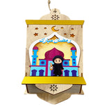 Large Wooden Ramadan Lantern Light Decoration -Rmd33- فانوس ضوئي خشب رمضان كبير