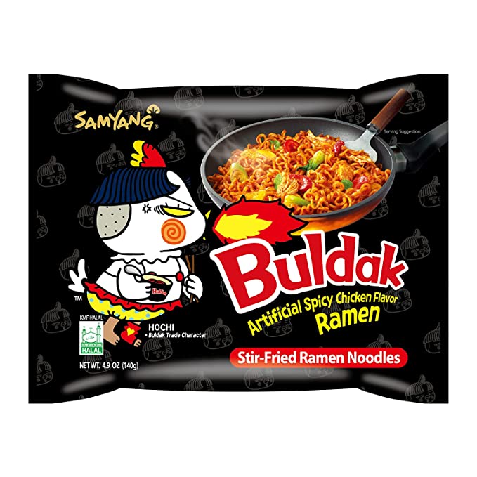 5Pk Noodles Spicy Chicken Flavor - Grocery