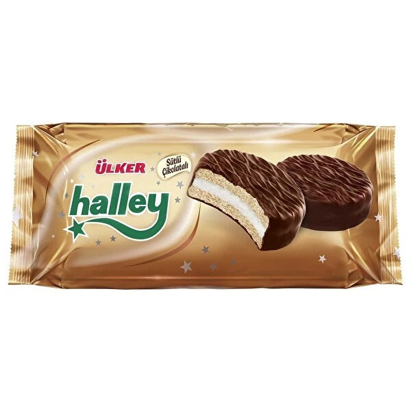 Ulker Halley Chocolate Marshmallow Biscuits 5pk