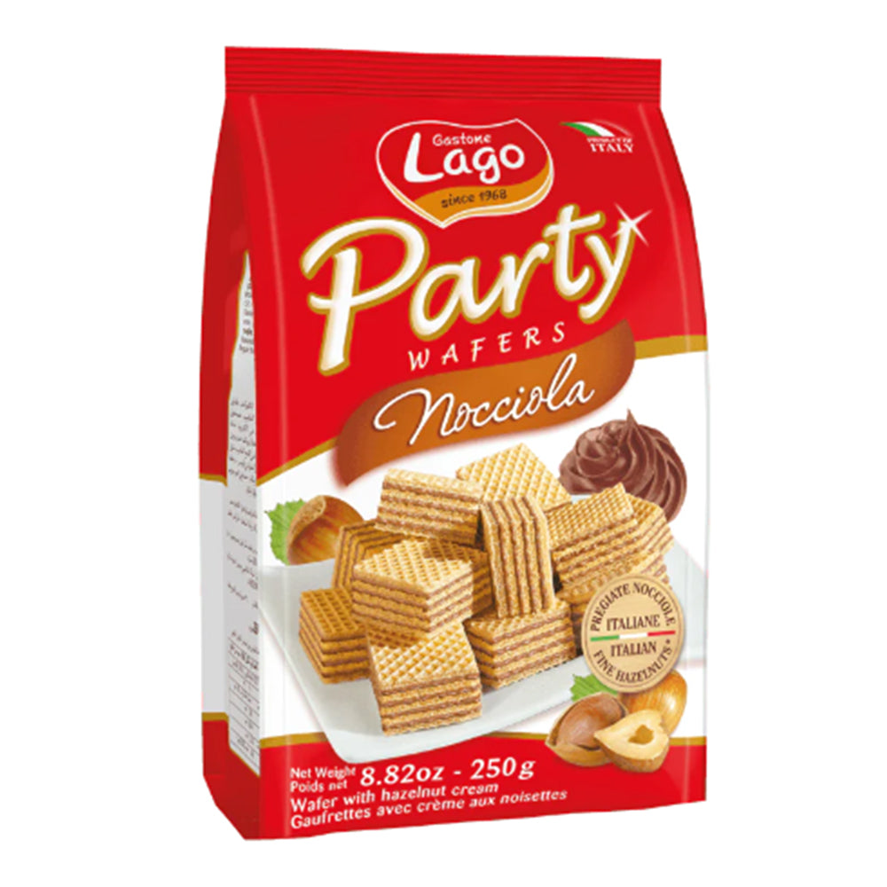 Lago Party Size Wafers Chocolate & Hazelnut - 200 Gm