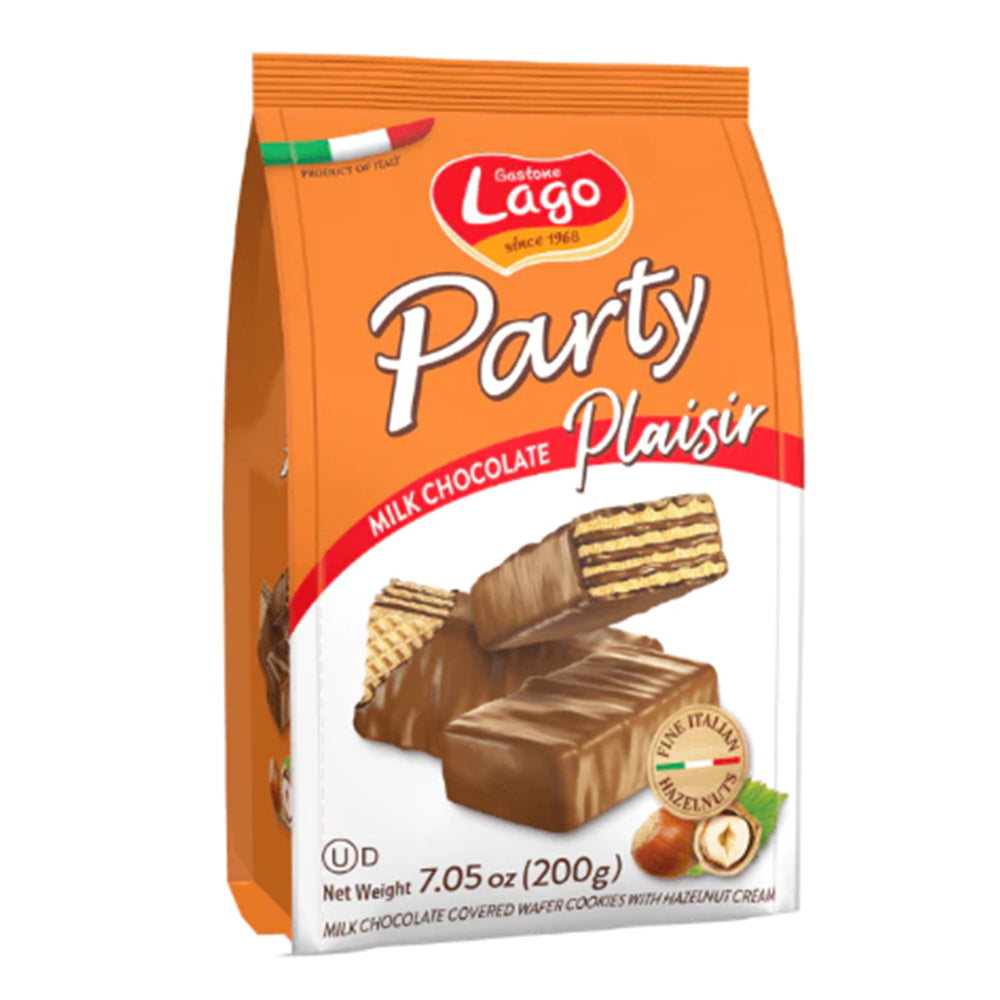 Lago Plaisir Wafers Hazelnut - 200 Gm