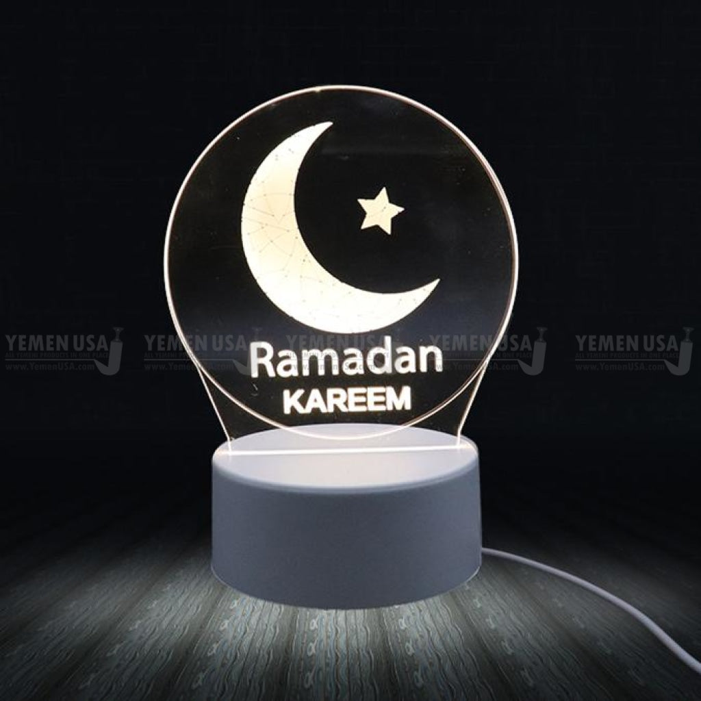 Led Ramadan Clear Glass Light -