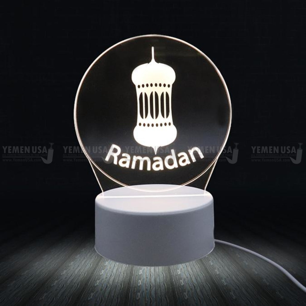 Led Ramadan Clear Glass Light -