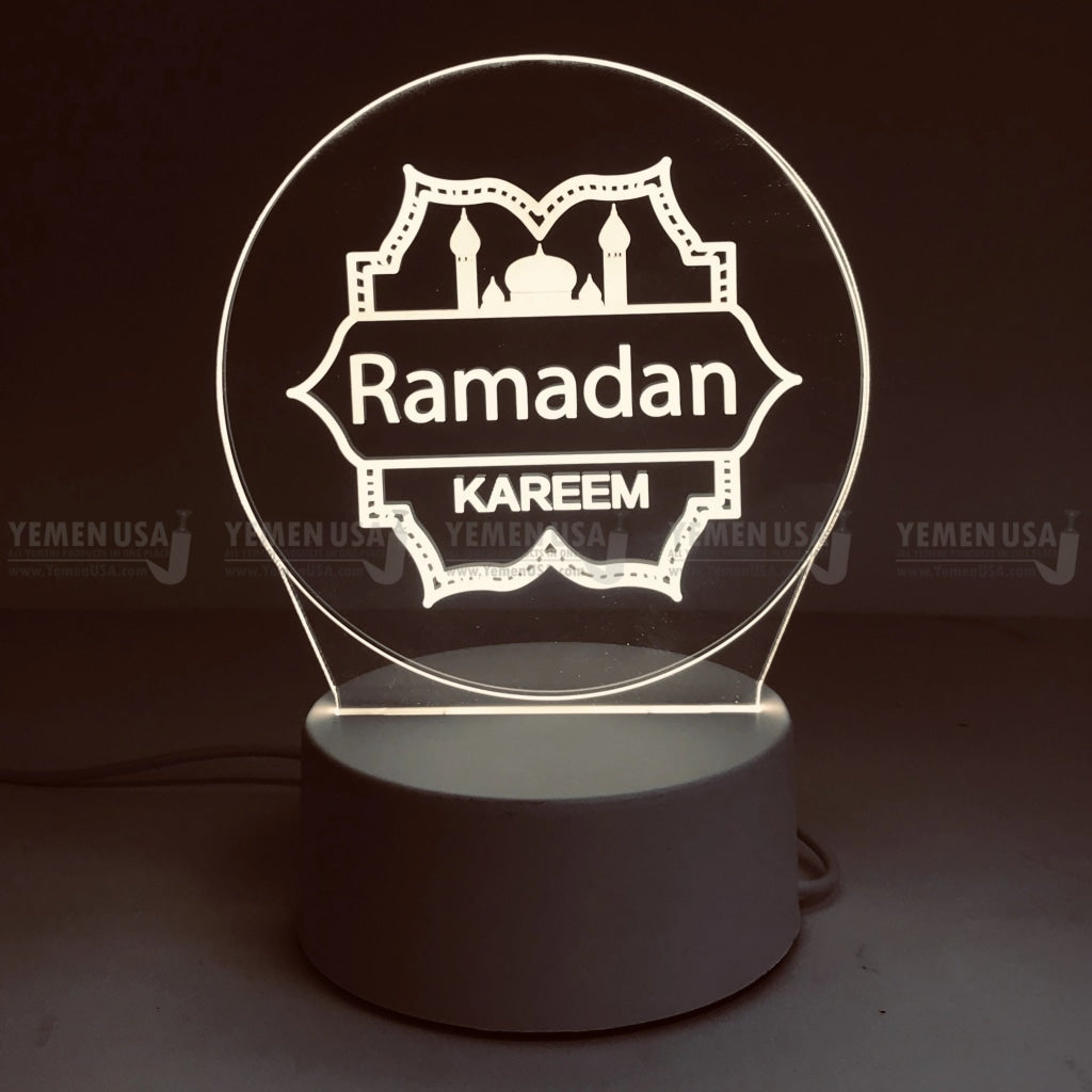 Led Ramadan Clear Glass Light -